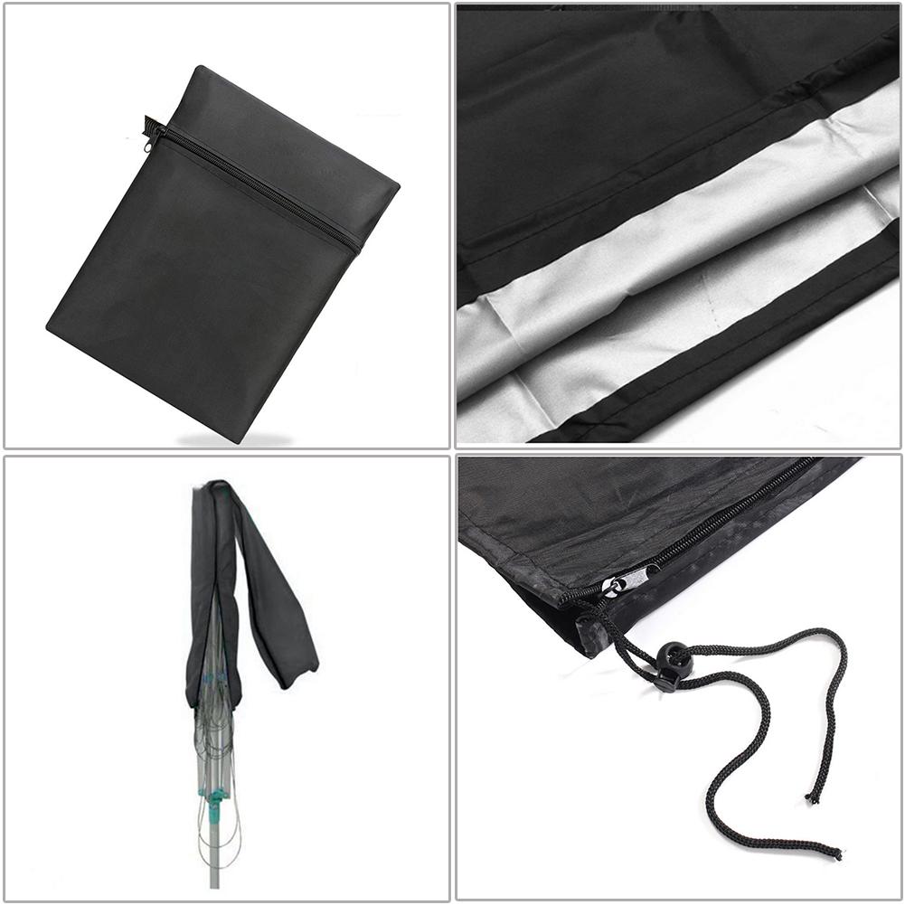 Parapluie extérieur étendoir housse de protection eau sèche-linge 210D Oxford tissu enduit de revêtement en polyuréthane pour cour de jardin