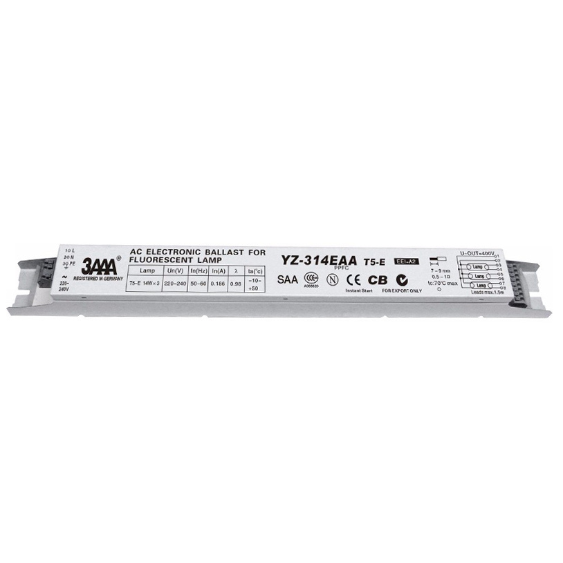 3 aaa 220v 14w elektroninen liitäntälaite  t5 ho putken loistelampulle yz -114 eaa yz -214 eaa yz -314 eaa yz -414 eaa tasasuuntaajan kommutaattori