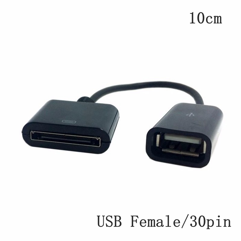 Dock 30 Pin Female naar USB-C USB 3.1 Micro USB 8pin Type C Mannelijke Korte Oplaadkabel Voor Huawei Xiaomi Mac Onplus 15 cm: green