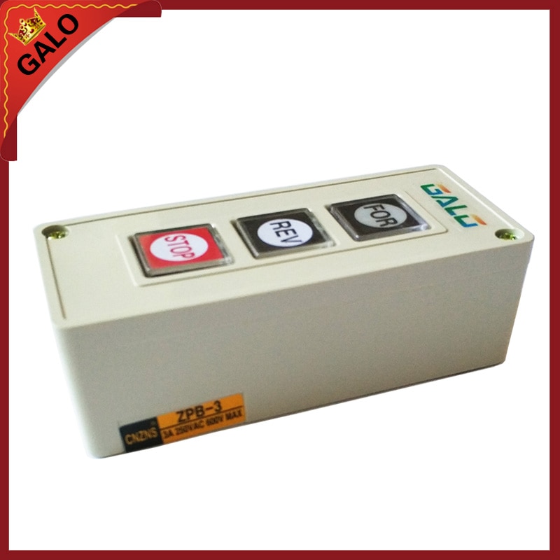 Barrier sliding swing gates Commercial Garage Door Opener Three Button StationPush button Switch