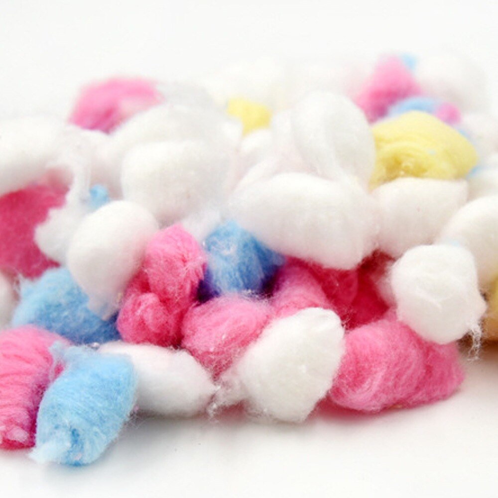 Soft Fleece For Hamster Mat Small Animals Bed for Cat Rats Pet Rabbit Warm Blanket Guinea Pig Sleeping Bed Hamster Accessories: 100pcs Cotton ball
