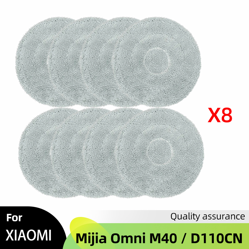 Ajuste para Xiaomi Mijia M40 / D110CN Robot aspirador de repuesto Cepillo Lateral principal filtro HEPA almohadillas de fregona bolsa de polvo accesorios de repuesto