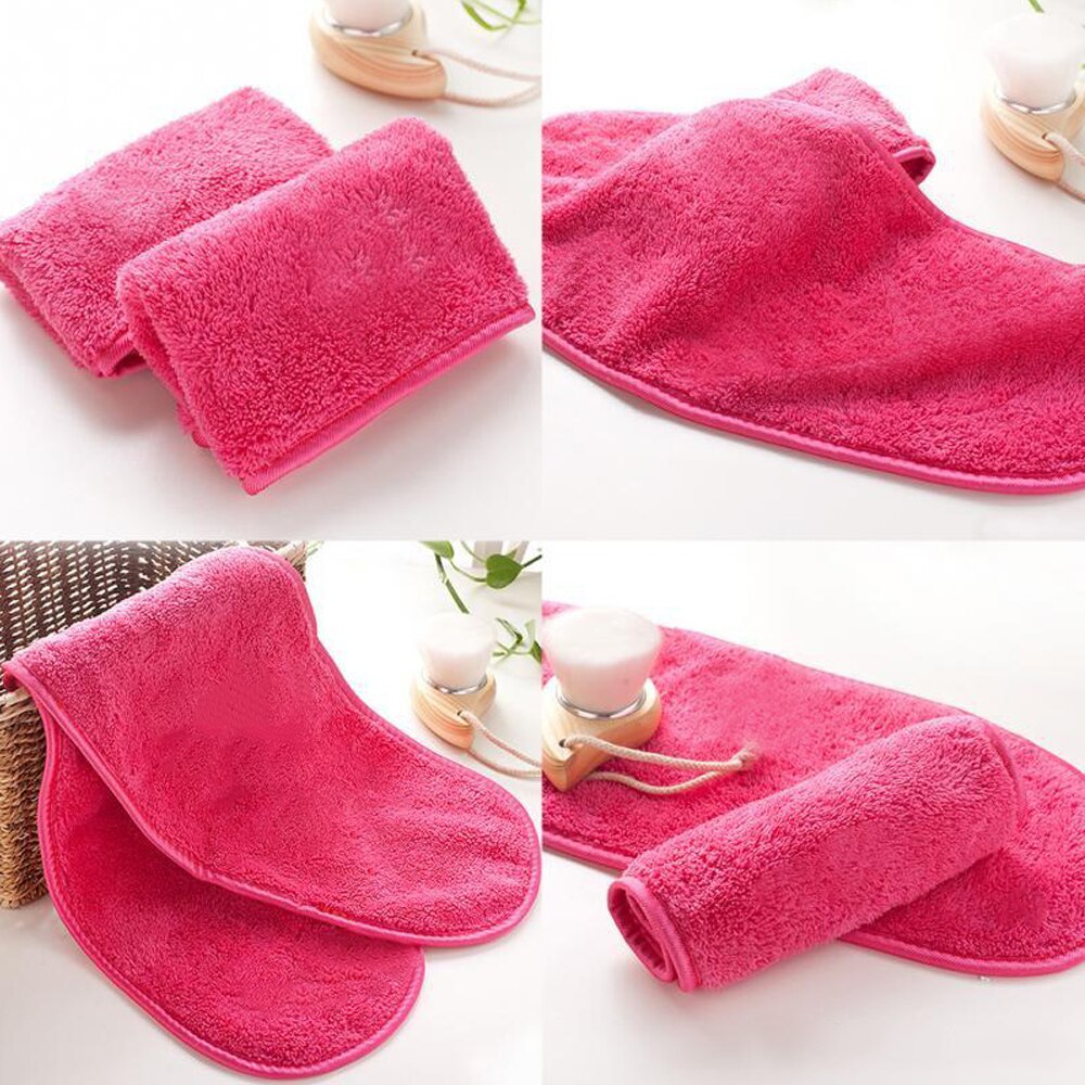 5Stck Mikrofaser machen-hoch Entferner Gesicht Handtuch Mehrweg Machen hoch Tuch Pads Frauen Gesicht Reinigung Handtuch Schönheit Hautpflege Schönheit werkzeuge
