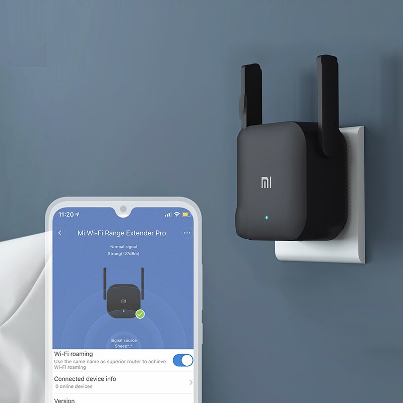 Xiaomi Mijia Smart Home Router Wifi Range Extender Pro Amplifier 300M Network Expander Repeater Power Extender Antenna Office