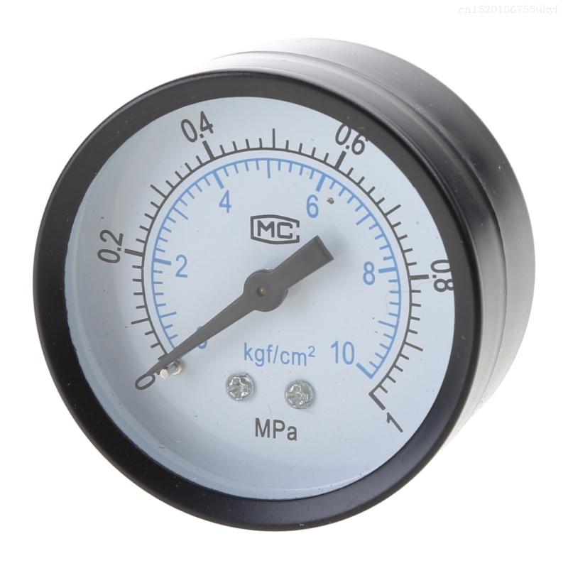 Pneumatisches Luftdruckmessgerät, mechanisch, 0–10 Bar, 1/4 Vakuummeter für Kompressor