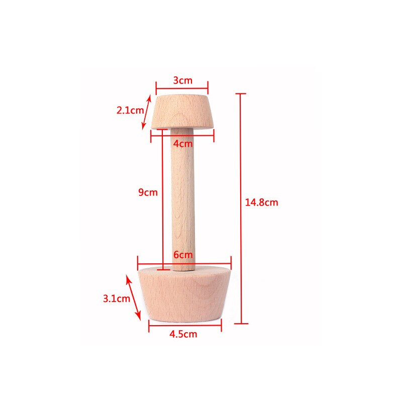 Moule pour tarte aux œufs Double face en bois, moule de cuisson pour pâtisserie