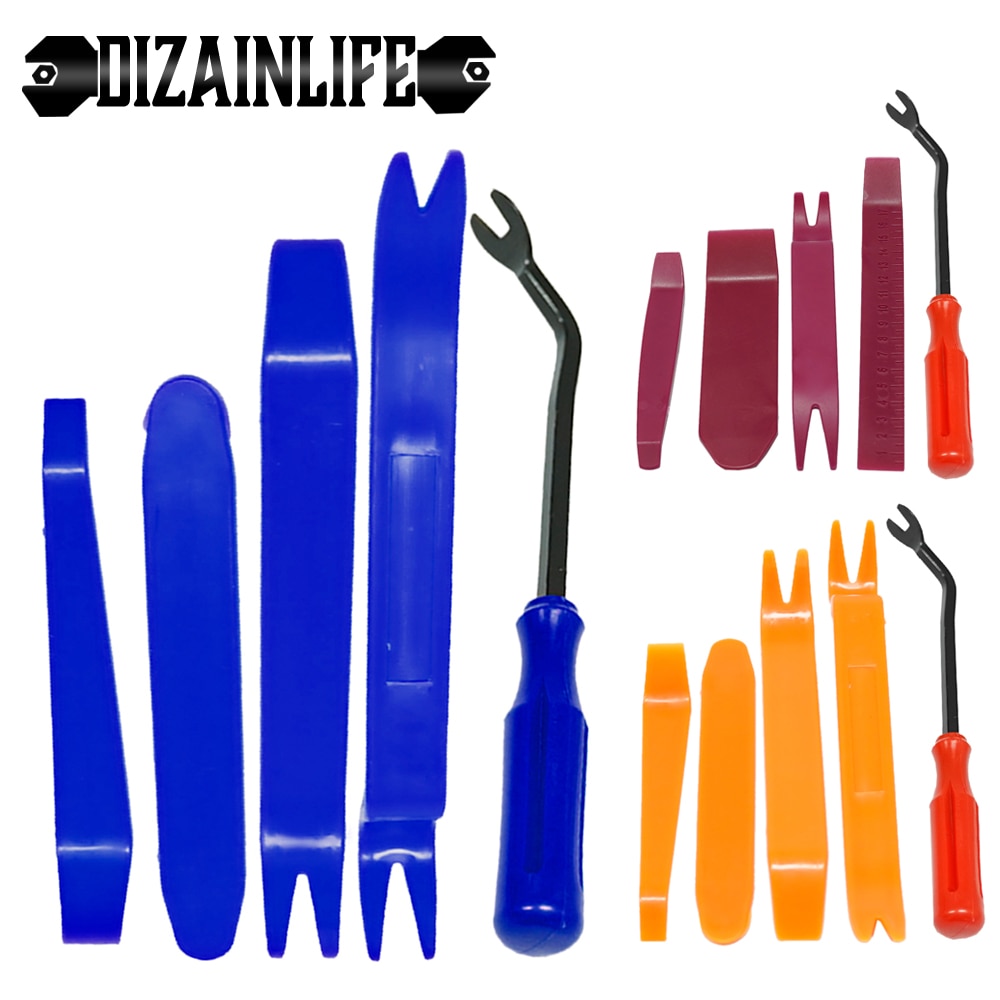 Car Door Plastic Clip Removal Tools Set for Panel Trim Fastener Navigation Audio Dashboard Disassembly Conversion Kits