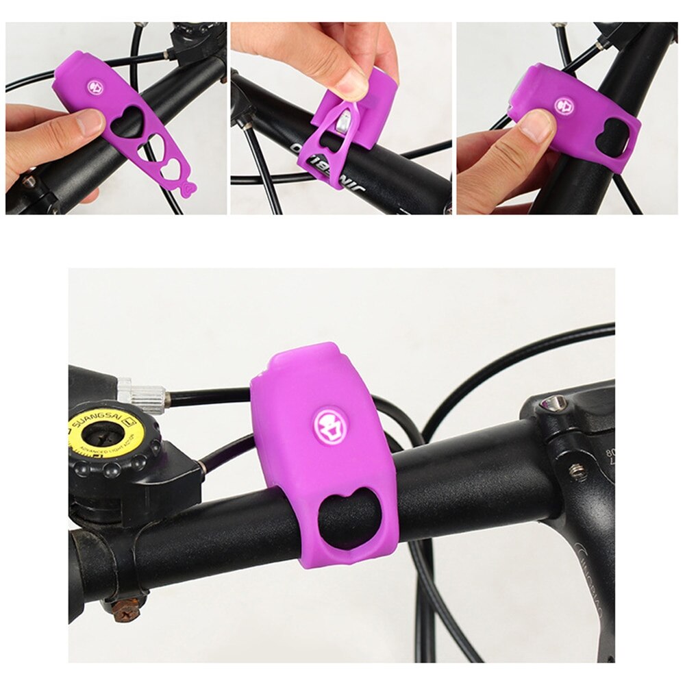 Cloche électronique de vélo 110dB corne étanche à la pluie MBT VTT équipement d'équitation Portable Silicone route vélo guidon cloches