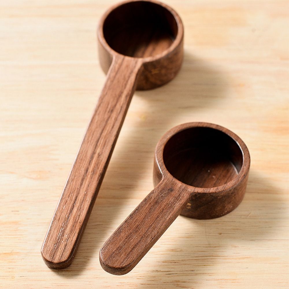 Juego de cucharas medidoras de madera para cocina, cucharas medidoras para té, café, azúcar, especias, herramientas de medición para el hogar