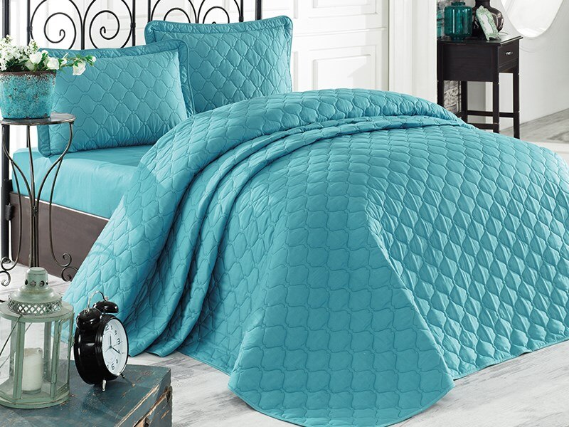 Enkele Bed Cover Set Gemaakt Van 100% Katoen Garen