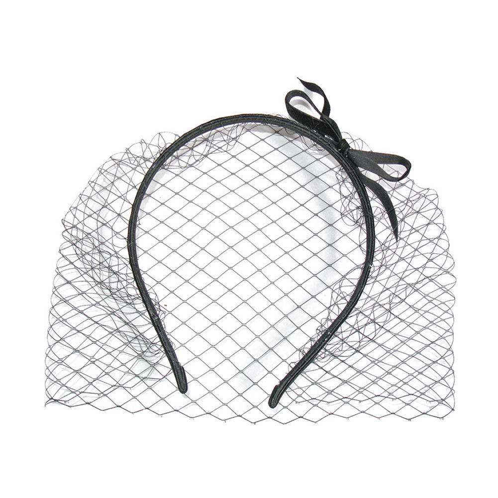 Hen Night Ring Headband White Veil Adult Costume Accessory