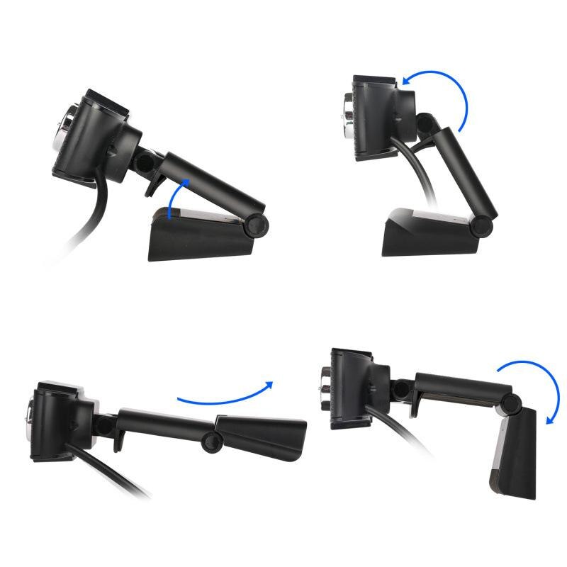 Web Camera HD Built-In Sound-absorbing Microphone Manual Focusing Computer Camera Webcams