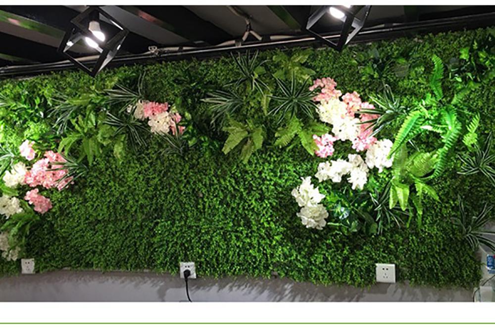 faux grass decor garden fence outdoor wall decorations for patio flower wall backdrop