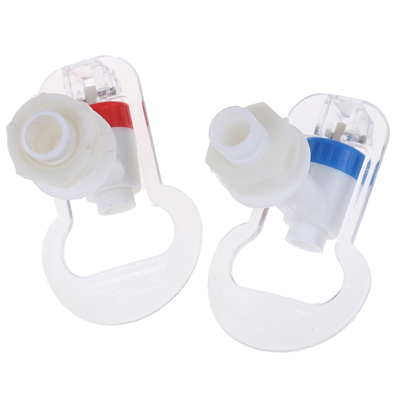 2pcs 17mm Plastic Push Handle Tap Faucet Component Replacement For Water Dispenser Tap Kitchen Faucet Accessory