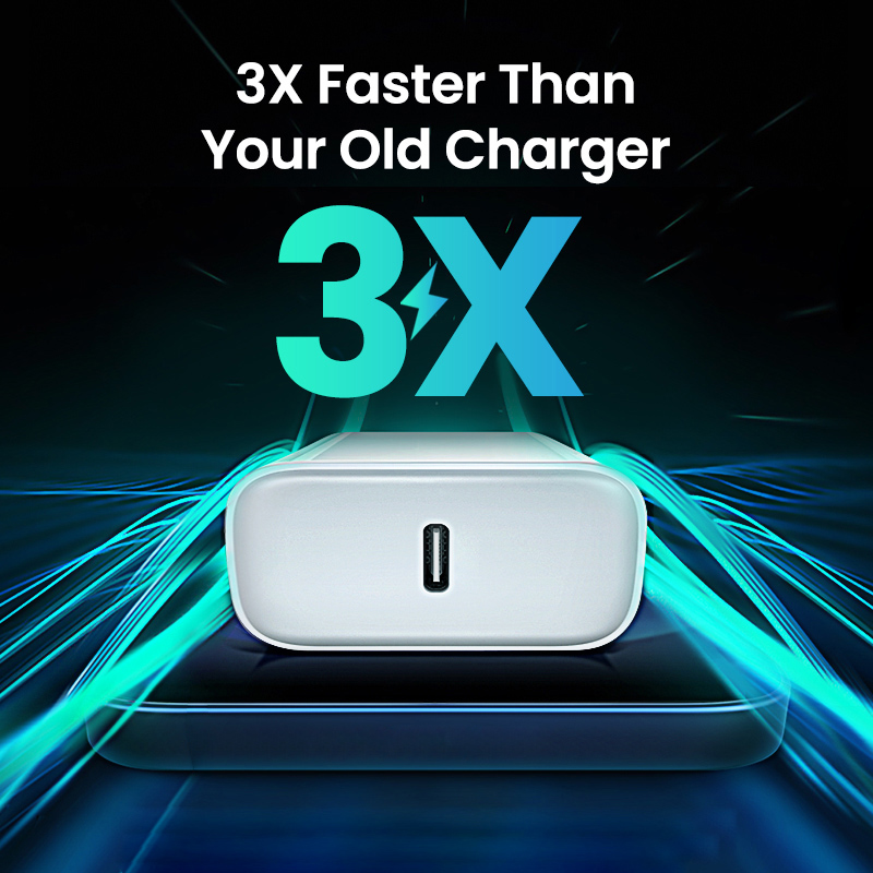 Cargador rápido PD3.0 de 30W para iPhone 11, 13, 12, 14 Pro Max XR XS SE 8 Plus, Cable USB C de carga rápida, accesorios para cargadores de teléfono