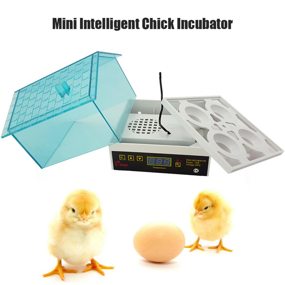 30w mini 7 æg inkubator fjerkræ inkubator brooder digital temperatur kontrol æg inkubator klækker til kylling fugl æg