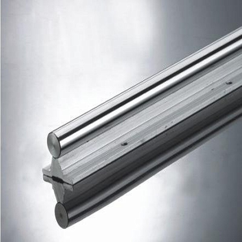 Lineaire railgeleiding, 2 stuks SBR12 300, 400, 500, 600, 800, 1000, 1200, 1300, 1500 mm, met lagerblok, 4 stuks SBR12UU (1200 mm