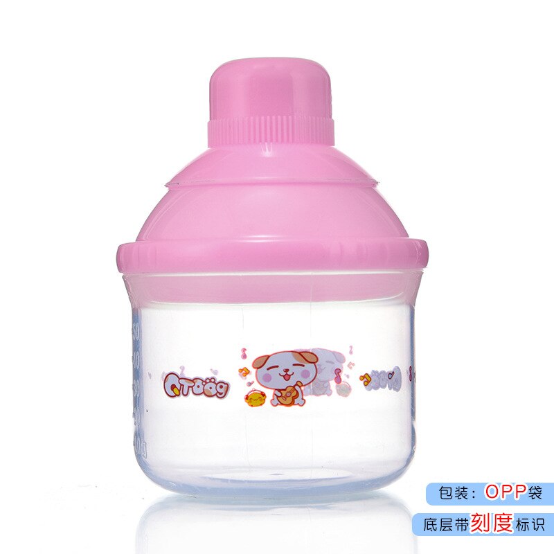 1-2 Floor Formula Milk Storage PP Baby Milk Powder Container Melkpoeder Container Outdoor Formula Dispenser: pink-1