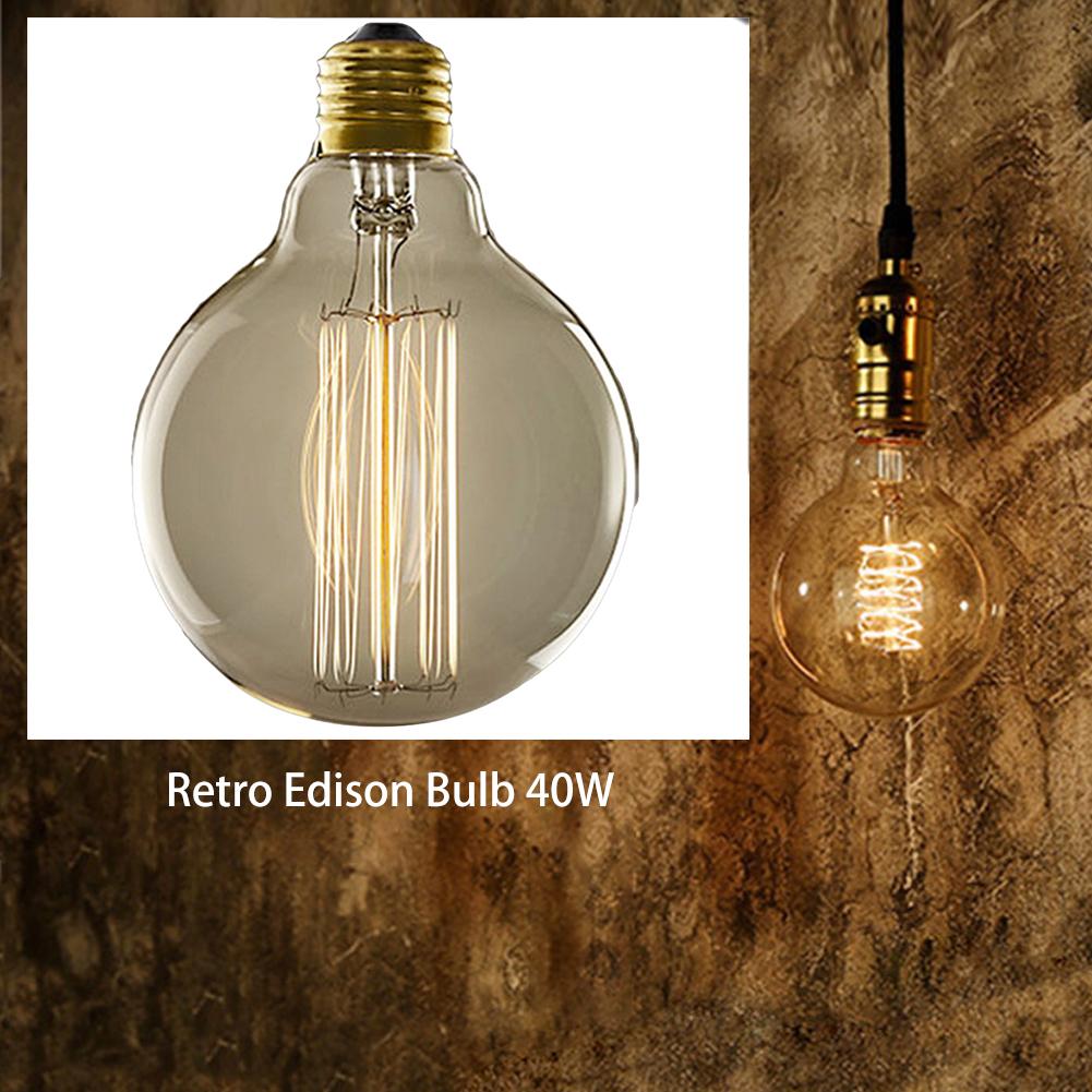 220V E27 Lamp Bulb 40W Retro Edison Bulb Beautiful... – Grandado