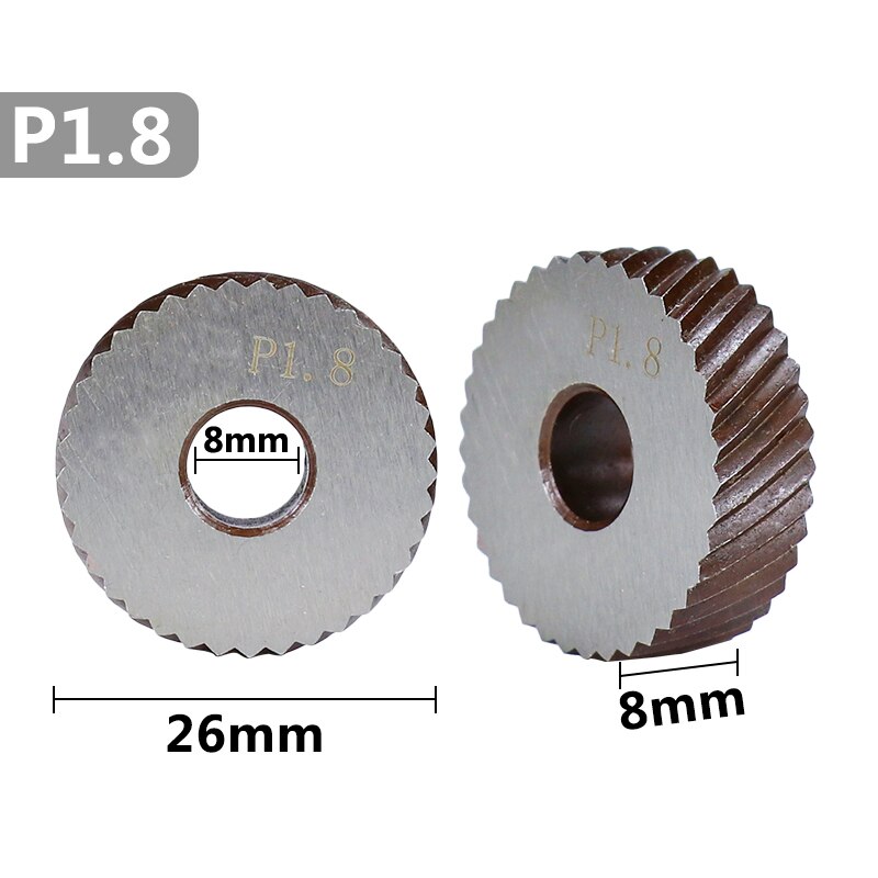 Xcan Metalen Draaibank Wiel Opruwen Gereedschap Diameter 26Mm Anti Slip Diagonaal Grof Opruwen Wiel 2Pc 1.8Mm