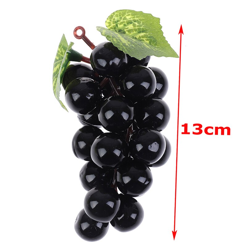 1pcs Real Touch Artificial Fruit Grapes Plastic Home Garden Wedding Party Decoration