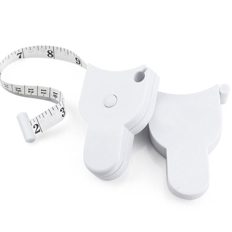 Fitness Fitness kropp midje brystben målebånd uttrekkbar linjal mål 150cm/60 tommer