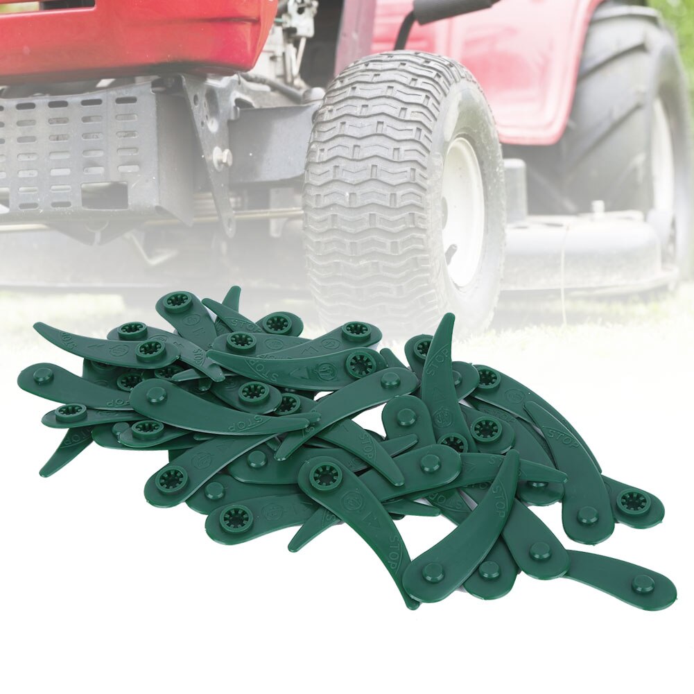 50Pcs Lawn Mower Plastic Blade Replacement Accessories Parts Lawn Mower Plastic Blades For ART 23‑18 Li/26‑18Li