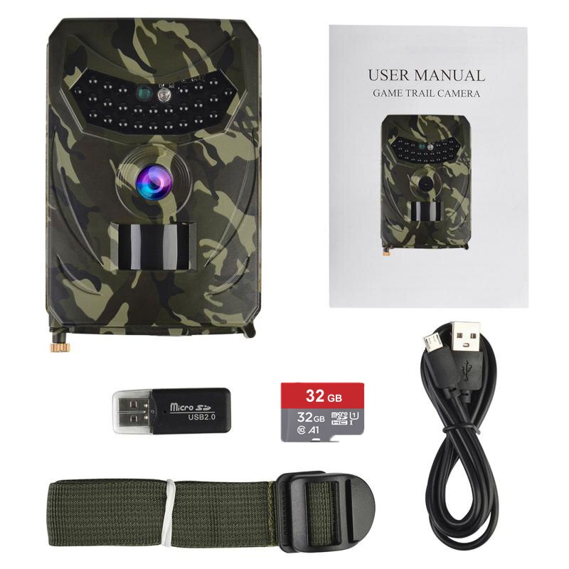 Hunting Night Vision Camera PR100 Trail Thermal Imager Video Camera For Scouting Game With Trap 12MP 1080P Video Trail Wildlife: Upgrade