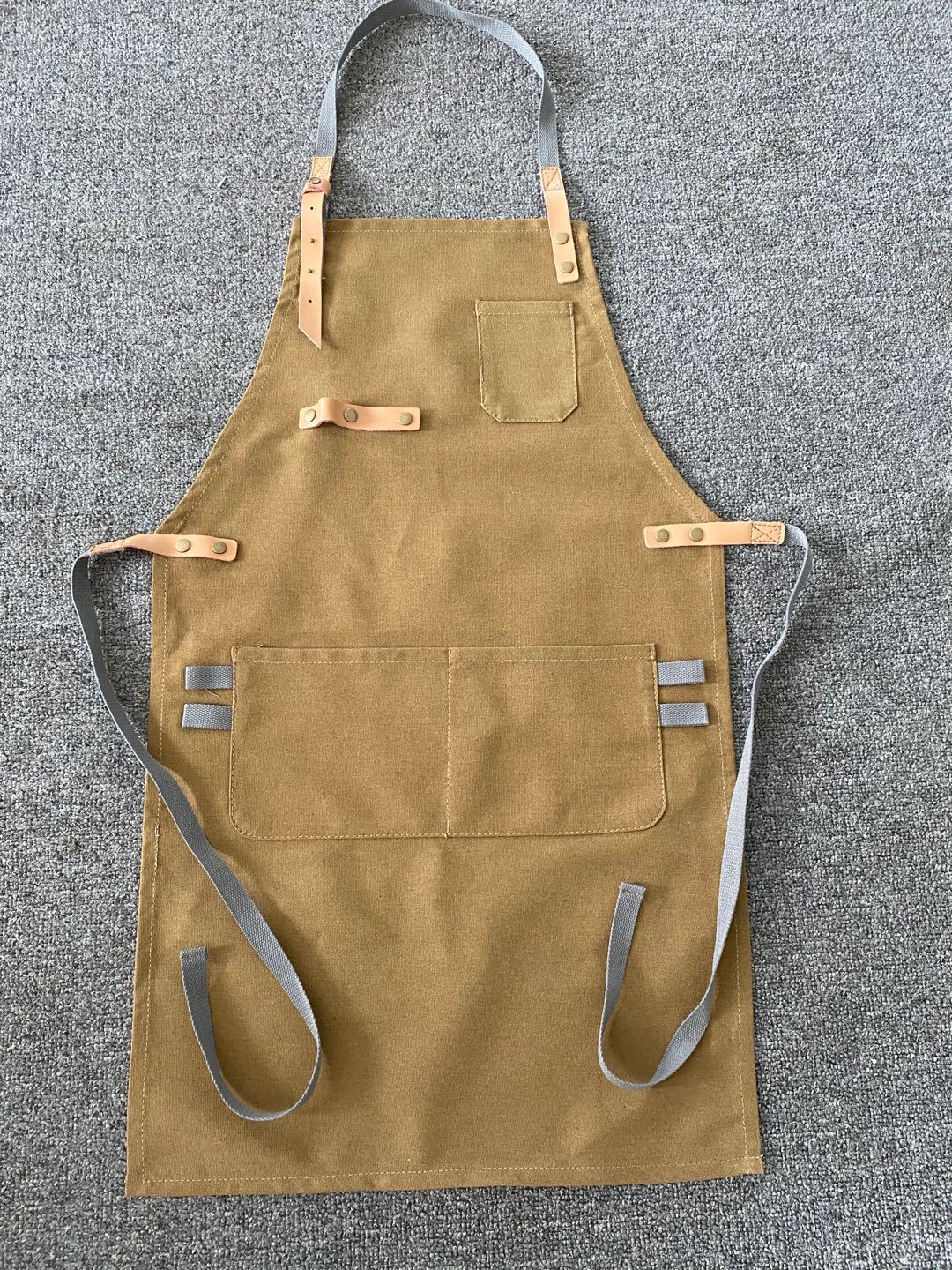 Koreaanse Mode Canvas Barista Schort Taart Kapper Chinese Voedsel Dezelfde Stijl Werkkleding: F