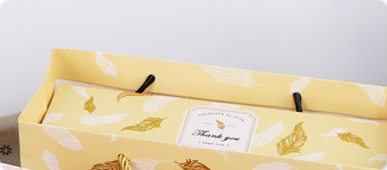 Kreative Flamingo Box Marmor Papier Tasche Dragee Cookies Tote Taschen Hochzeit Schokolade Kuchen Verpackung Papier Boxen Party Supplies: yellow bag