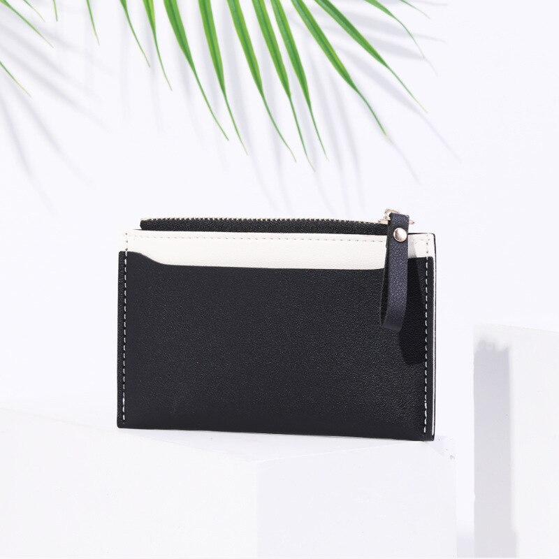 Kwastje dames portemonnee klein schattig portemonnee dames kort leren kaarthouder portemonnee rits portemonnees portefeuille dames handtas clutch