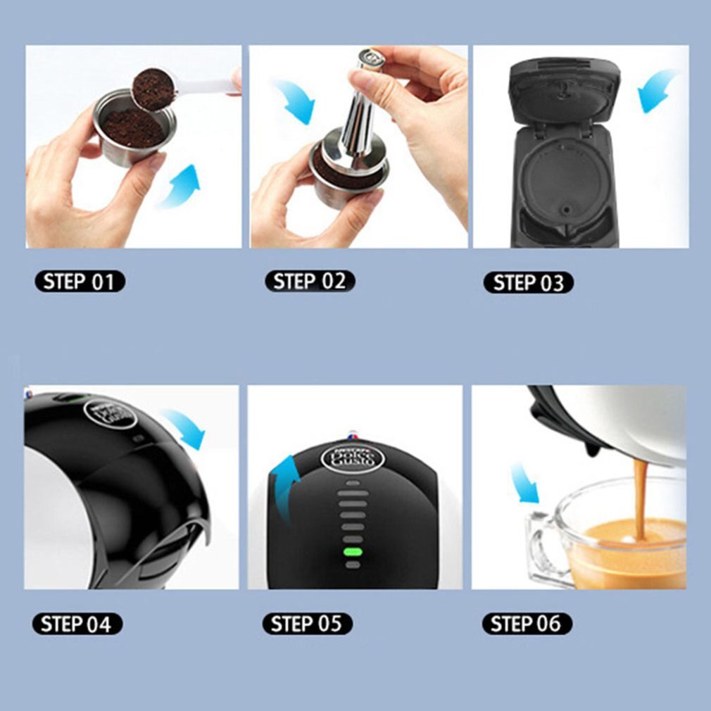 Compatibel Met Dolce Gusto Edg Lumio Serie Koffie Capsule Recycling Shell Rvs Filter Braam Slijpmachines (Platte Wiel) ce