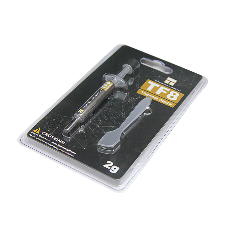 Thermalright – pâte thermique TF8 pour CPU 13.8 W/mK, conductivité 2g, utilisation grasse pour carte GPU CPU Notebook, pâte en Silicone