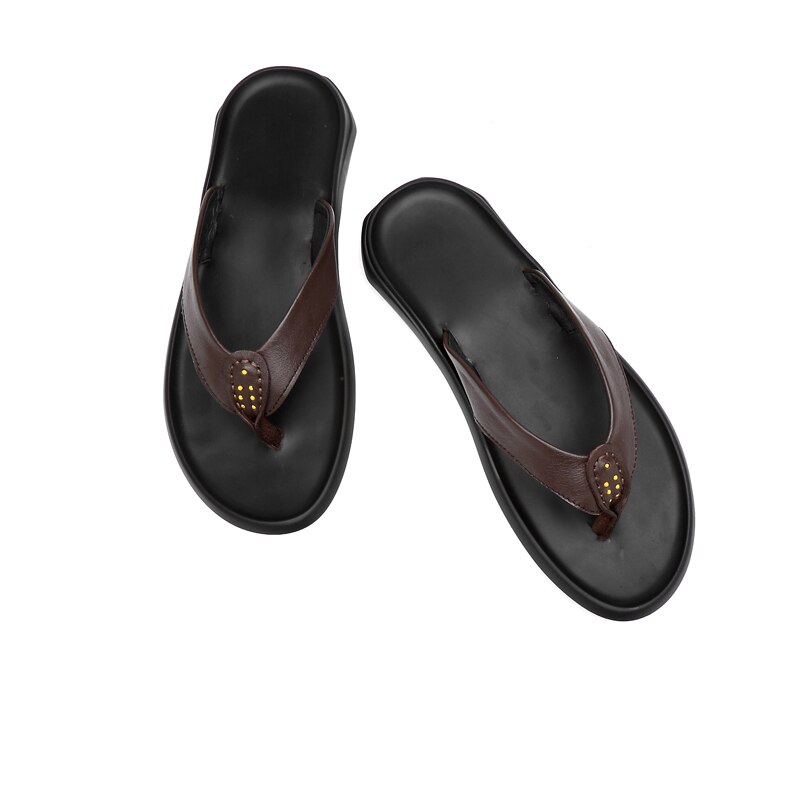 För gummisandaler tofflor cuero sommarskor bulk sandalia strand sport flip sandal flip utomhus äkta herren