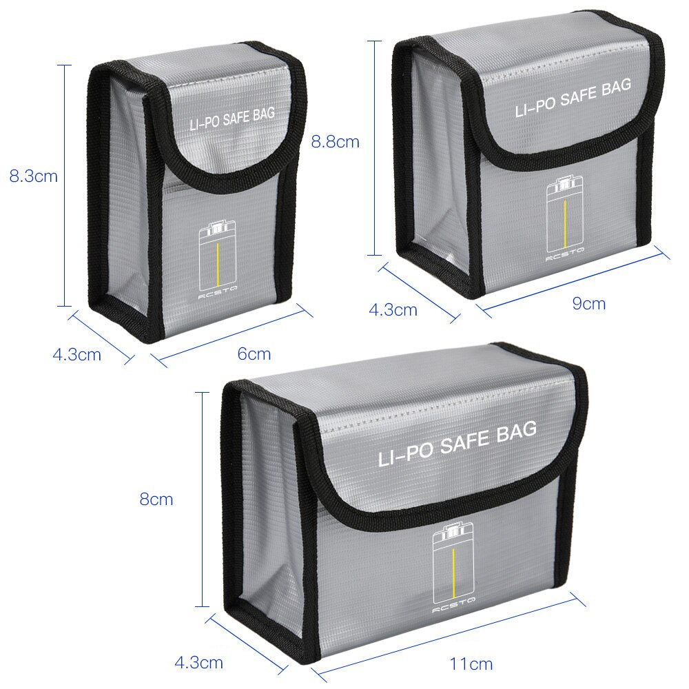 For DJI Mavic Mini Battery package 1/2/3 Battery pack Protective Storage Bag LiPo Safe Bag Explosion-Proof For DJI Mavic Mini