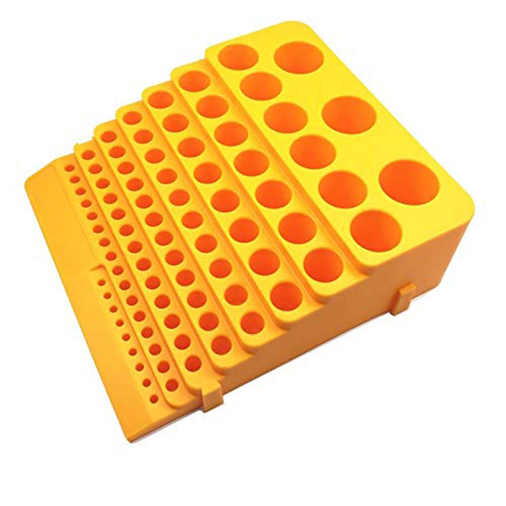Drill Bit Storage Rack 85 Holes Organiser Desktop Milling Cutter Plastic Accessories Multifunction Thickened Portable Tool Box