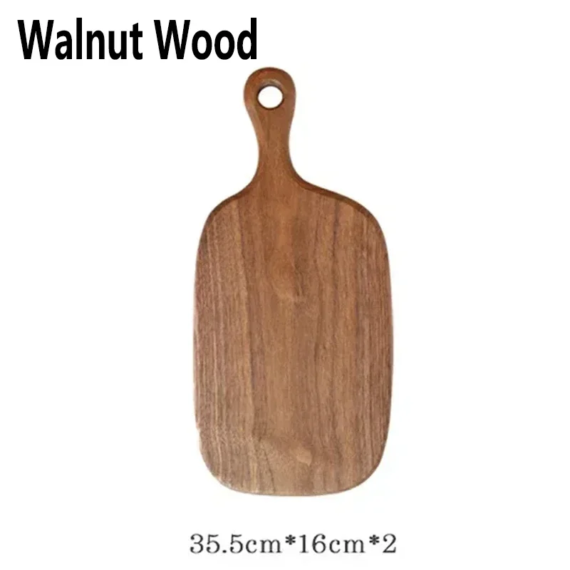 Planche à découper en bois de noyer noir, planche à découper pour Pizza et Sushi de Style occidental, plateau à Steak de fromage, plateau à pain en bois pour fruits: Bleu marine