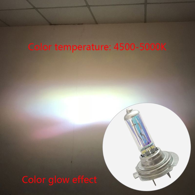 Bombillas halógenas de xenón para faro delantero de coche, luz Exterior H7, 55W/100W, 12V, 3500-4500k, 2 uds.