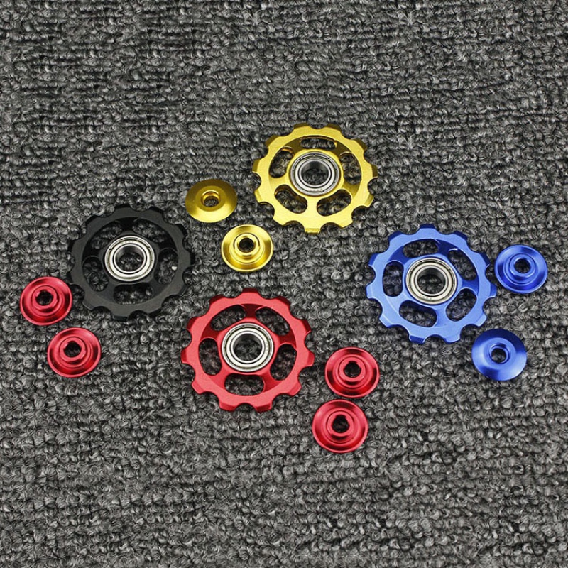 Bicycle aluminum alloy 11T rear guide wheel 2 colors