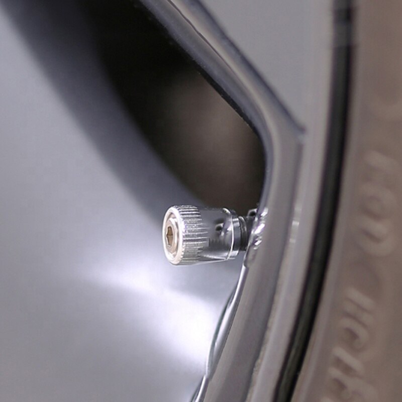 Bafire 4 Stks/set Anti-Diefstal Ventiel Mondstuk Ventieldopjes Geschikt Voor Tesla Model 3 S X Ventiel Tire inbouwen Accessoires