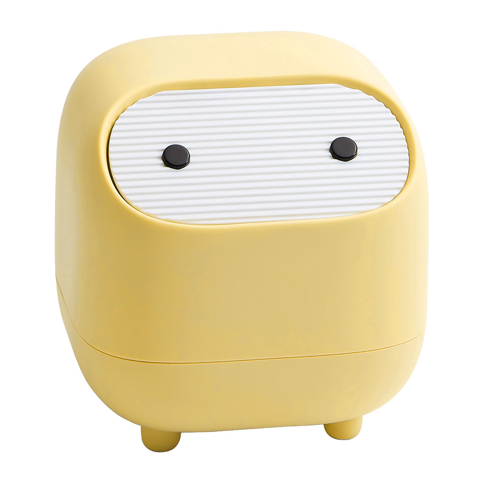 Cartoon Desktop Trash Can Plastic Dumpster Small Beautiful Trash Can Mini Waste Bins Office Kitchen Supplies