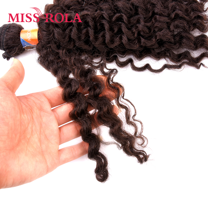 Miss Rola Synthetic Short Wavy Double Hair Weft Weave 100% Kanekalon Fiber Hair Extensions 6pcs/lot