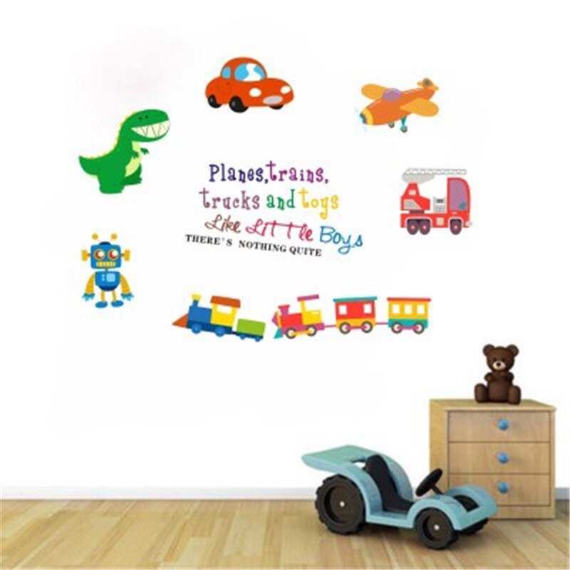Leuke Maan Sterren Beer Muurstickers Voor Kids Babykamer Home Nursery Art Decoratieve Sticker Kinderen Slaapkamer Decals Muurschilderingen Muraux: Blauw