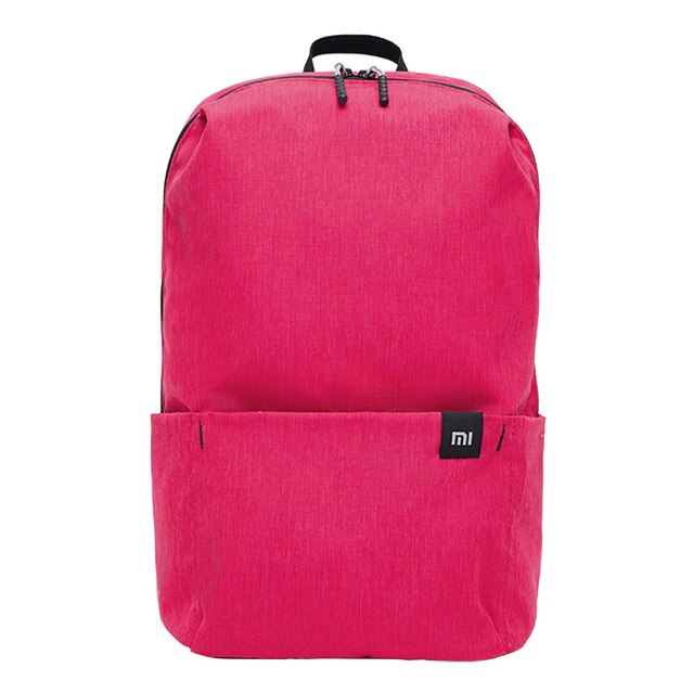 Originele Xiaomi Mini Rugzak Leuke 10L165g Casual Sport Borst Tas Voor Mannen/Vrouwen Kleine Formaat Schoudertas Kleurrijke Tas: Pink Red