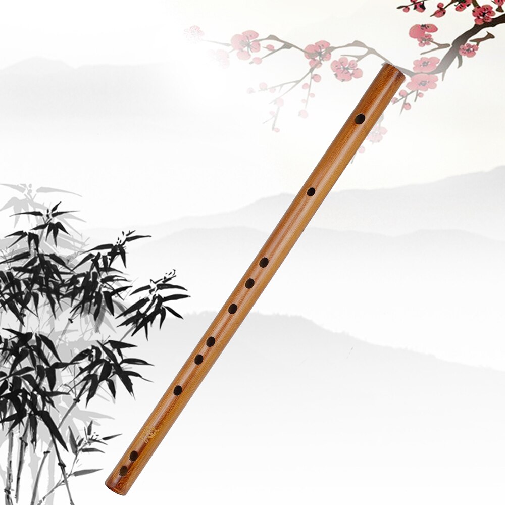 Instrument à vent en bois Piccolo chinois, flûte verticale en bambou, 6 trous, ton C/D/E/F/G, musicaux