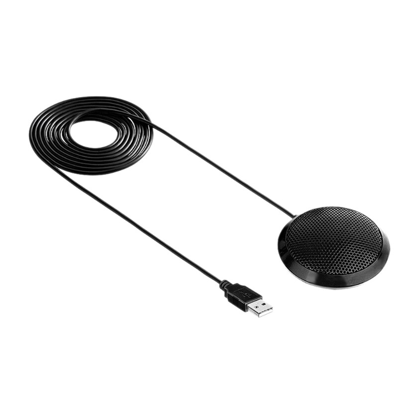 Micrófono USB para reuniones de negocios, PC, portátil, escritorio, Mac y Mac book, mesa portátil para chatear en línea