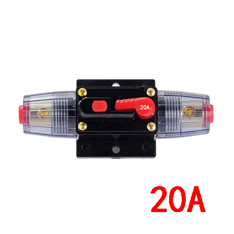 Auto Lkw Schaltkreis Unterbrecher selbst-Erholung Auto Audio- Sicherung Halfter Energie Versicherung für 20A 30A 40A 50A 60A 80A 100A 125A 150A: Armee Grün