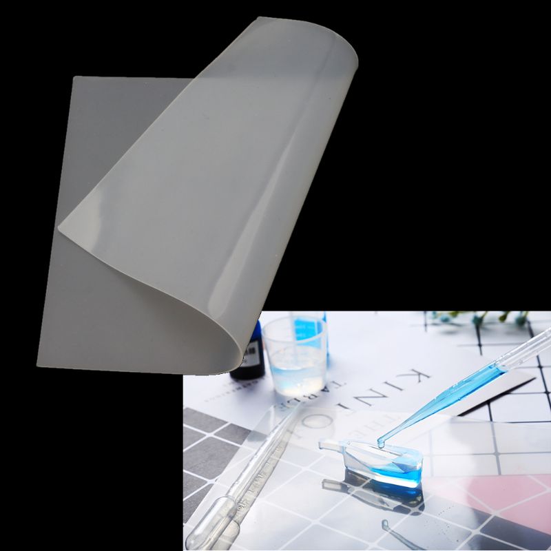 1 Pc Silikon Klar matt Harz Pad Handwerk Werkzeug Hohe Temperatur Widerstand Klebrige Platte DIY Machen Werkzeug