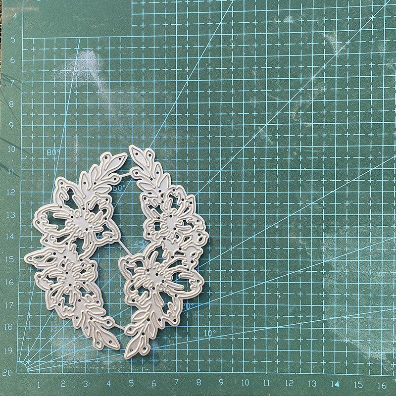 Blatt-Metall-Schneidematrize Für Scrapbooking & Kartenbasteln – Aus Kohlenstoffstahl, 119x66 Mm