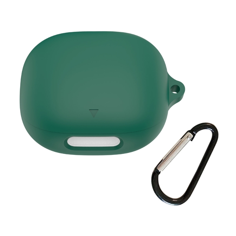 Estuche de transporte de silicona para auriculares Anker Soundcore Liberty 4 Pro, funda protectora resistente a los arañazos y a prueba de arañazos: Verde oscuro